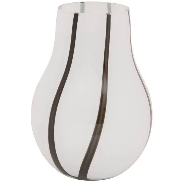 Atmosphera Créateur d'intérieur® Piero zwart wit vaas H20.5cm