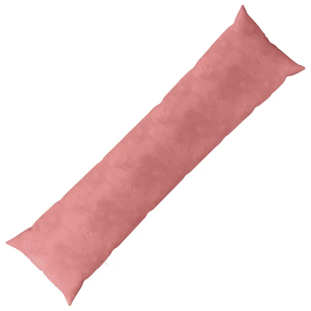 vidaXL Plaid kussen HEERLEN Roze 40 x 145 cm fluweel