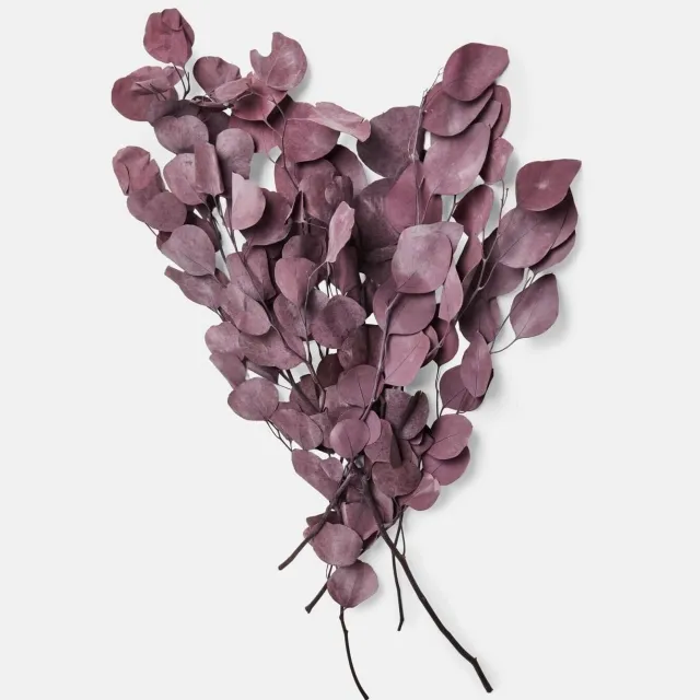 Loberon Kunstbloem eucalyptus Ianthee bordeaux