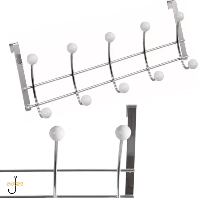 HOOKS & CO. Hooks & Co Deurhaak Wit 42 Cm