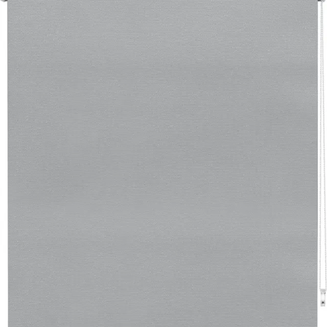 Happyment Modern Grijs Rolgordijn - 100x140cm - Verduisterend en Isolerend - Waterafstotend - Luxaflex - Montage met of zonder Boren