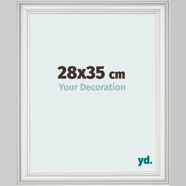 yd. Your Decoration - Fotolijst 28x35 cm - MDF - Wit Geveegd - Lazio