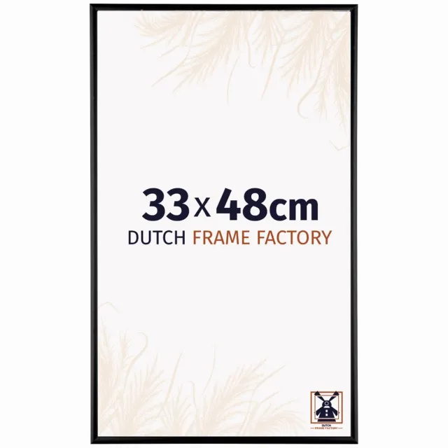 Dutch Frame Factory Fotolijst 33x48 cm - Aluminium - Zwart Mat - Kampen