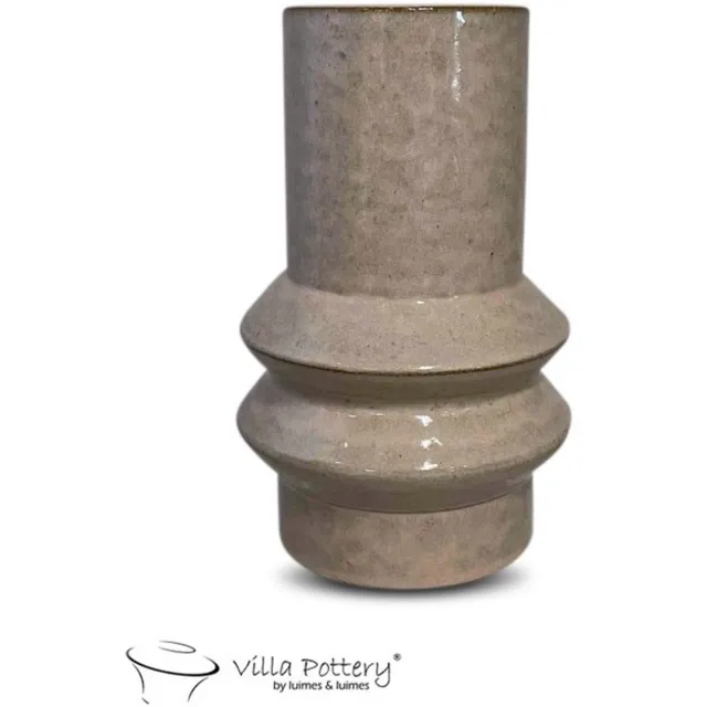 Villa Pottery Vaas - Villa Pottery - Decoratie - Woondecoratie - Vogelvaas - Keramiek - Waterdicht - Sweden 1_1 Cream Beige