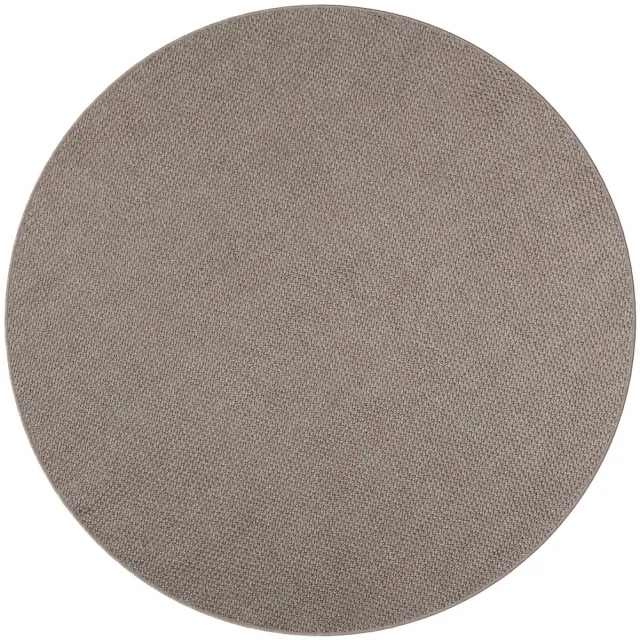 vidaXL Binnen - kleed - LUGO - Crème-taupe - Ø - 200 - cm - Polyester