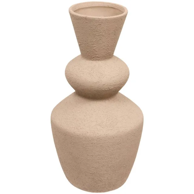 Atmosphera Créateur d'intérieur® Grote totemvaas van dolomiet EZIA Marron