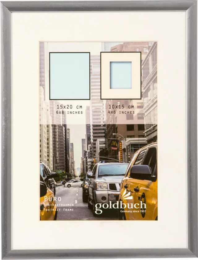 Goldbuch Fotolijst Puro - Zilver - 10x15 cm (15x20 cm)