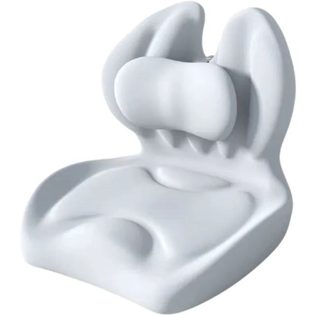rimmo Memory Foam Zitkussen – Ergonomisch Stoelkussen met Antislip Bodem – Orthopedisch Bureaustoel Kussen voor Rug, Heup en Stuitje – Comfortkussen voor Lang Zitten - Lichtgrijs
