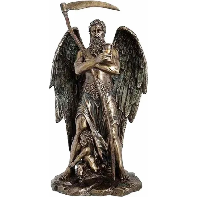 Veronese Design beeld/figuur - Chronos Vadertje Tijd Griekse mythologie 27,5cm brons