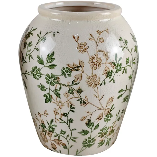 Clayre & Eef Vaas Beige Keramiek