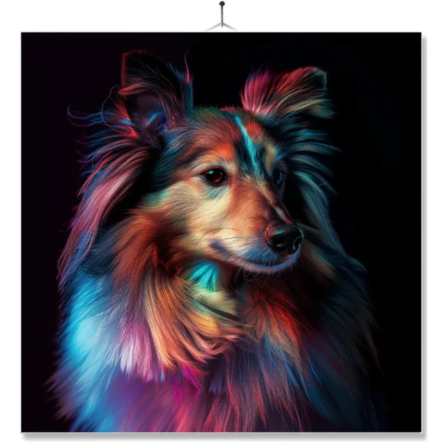MC Living Tegel Met Opdruk | Geschenk | Dier | Regenboog | HD | Shetland Ontwerp 3