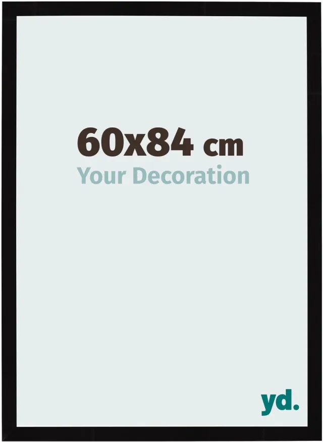 yd. Your Decoration - Fotolijst 60x84 cm - MDF - Zwart Hoogglans - Bologna