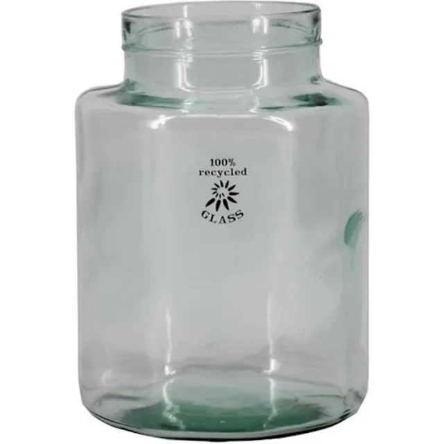 Floran Bloemenvaas Bela Arte - transparant - glas - 20 cm - melkbus vaas met smalle hals