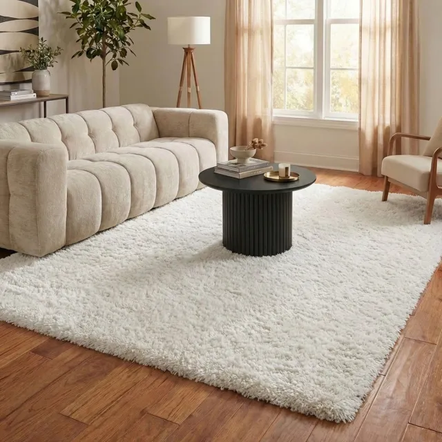 NATURL. Shaggy vloerkleed - Blaze Wit | Luxe uitstraling! - 200x290cm