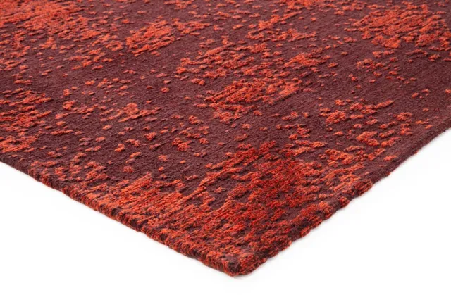 Acsento Laguna Burgundy Vloerkleed - 200 x 300 cm - Rood,Paars - Rechthoekig - Acryl, Polyester, Viscose, Katoen - Woonkamer, Eetkamer, Slaapkamer - Abstract, Gespikkeld - Modern, Design