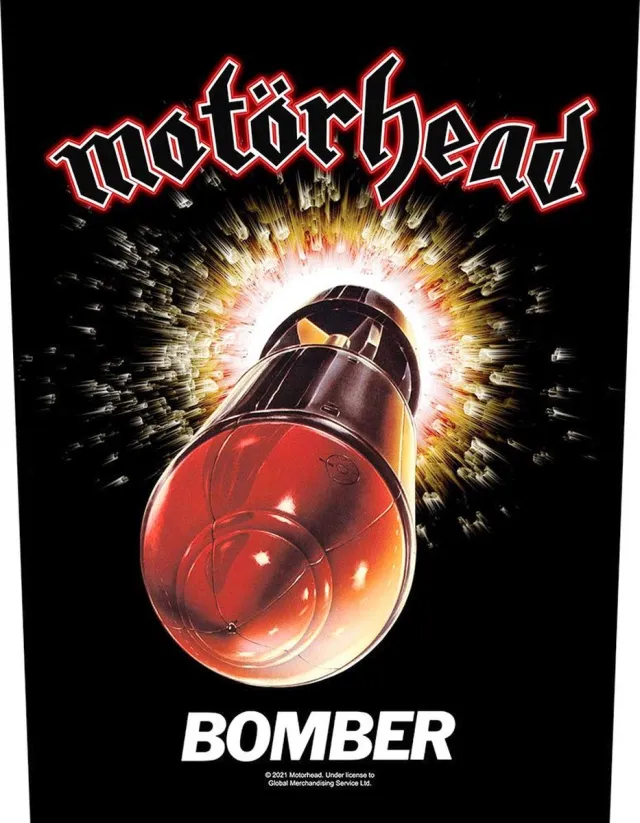 Motörhead Motorhead - Bomber 2021 Rugpatch - Zwart