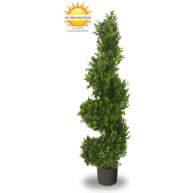 LeopoldFlora Kunst buxus draaivorm 100 cm uv Groen