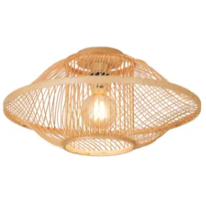 Good&Mojo Plafondlamp Maui bamboe/kap naturel