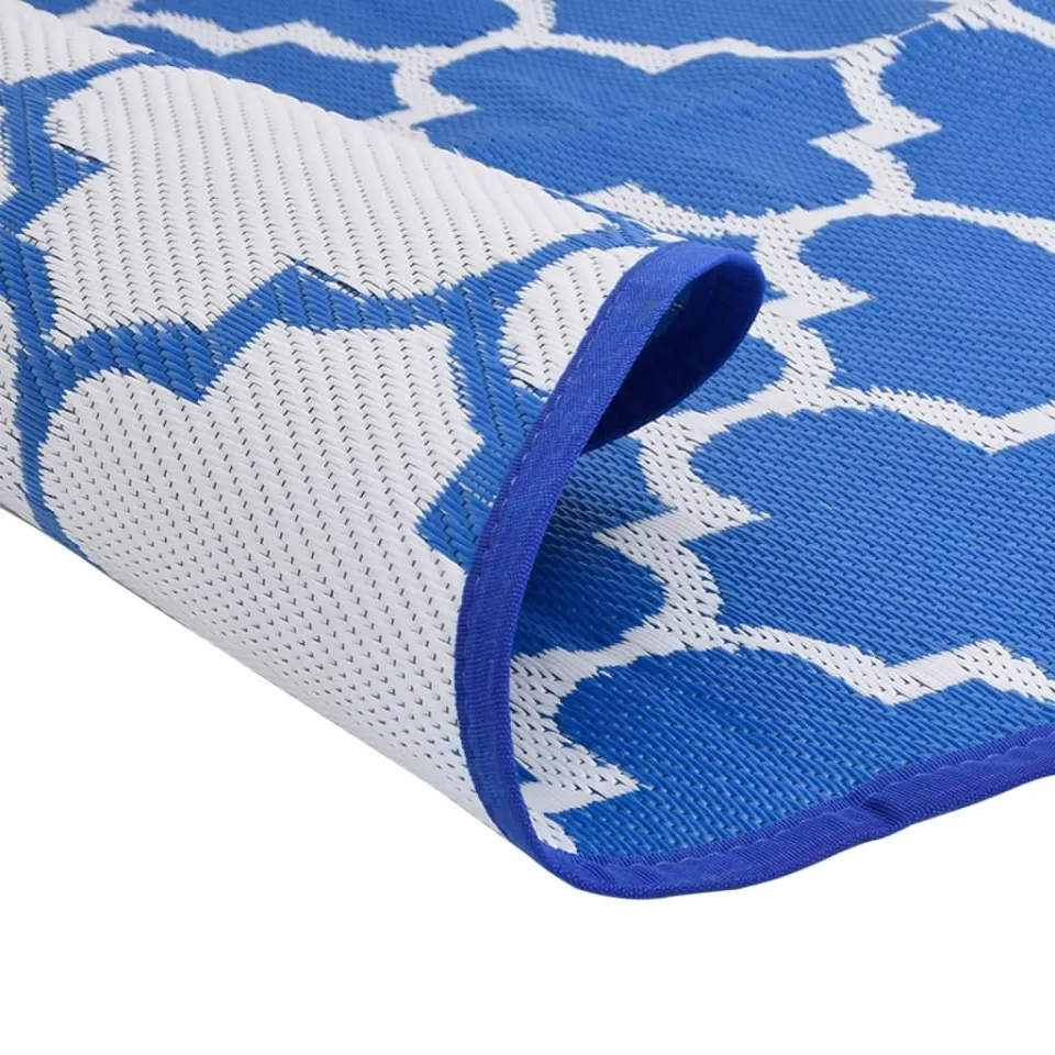 vidaXL Buitenkleed ARAKIL polypropeen blauw, foto 4