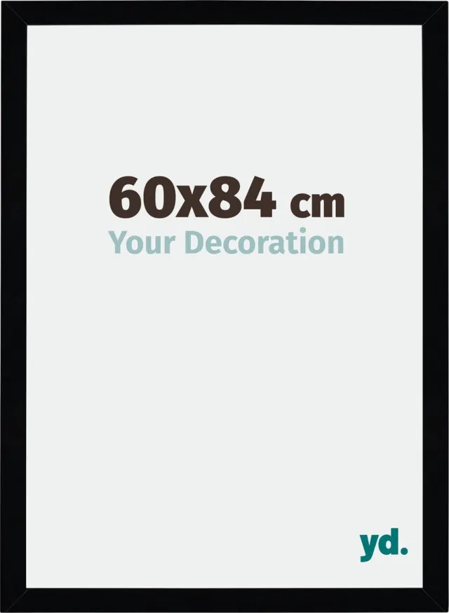 yd. Your Decoration - Fotolijst 60x84 cm - MDF - Zwart Hoogglans - Mura
