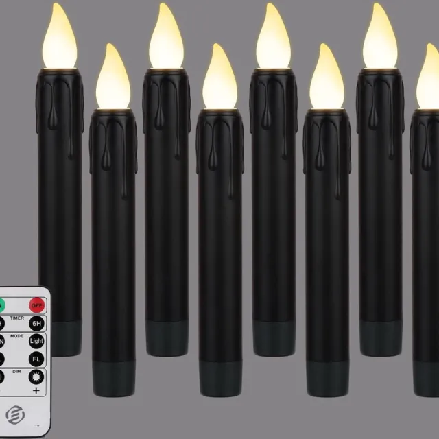 Equivera Floating Candles - Zwevende Kaarsen - Floating Candels - Hangende Kaarsen Zwart