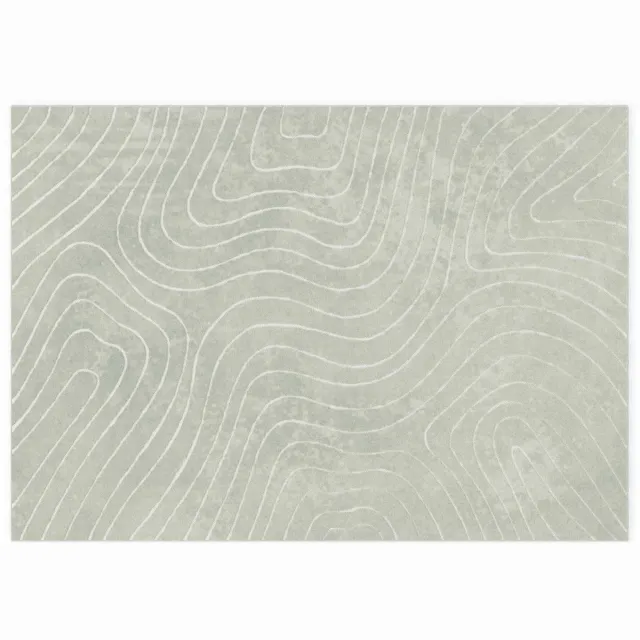 vidaXL Binnen- - en - buitenkleed - PALMERAS - Groen - 240 - x - 340 - cm - Polyester