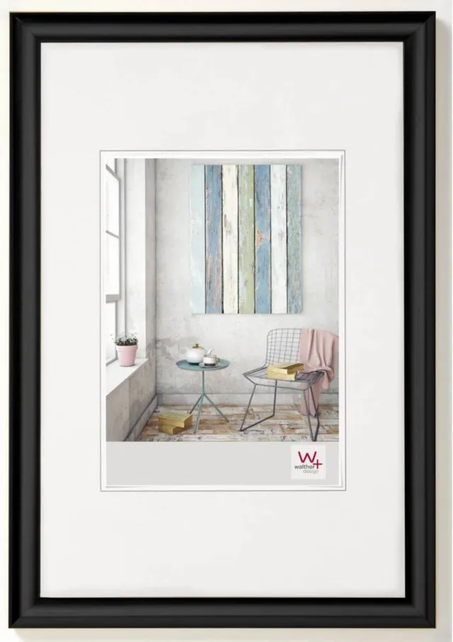 Walther Trendstyle - Kunststof lijst - Fotoformaat 50x70 cm - Zwart
