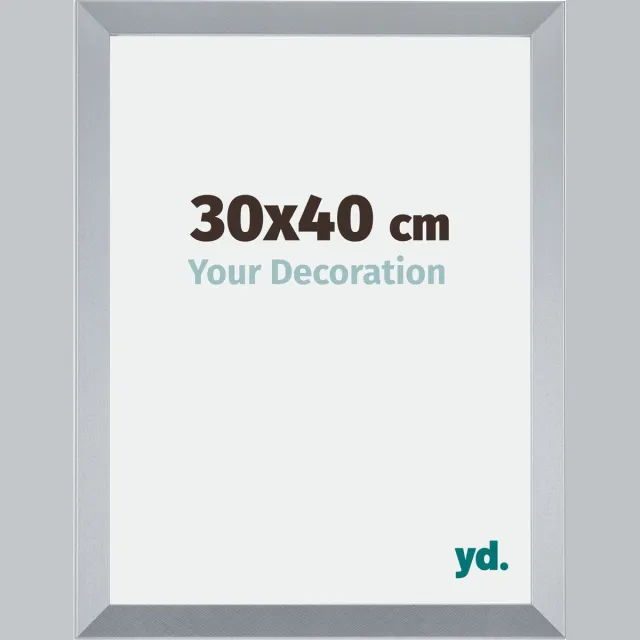 yd. Your Decoration - Fotolijst 30x40 cm - MDF - Zilver Glans - Catania