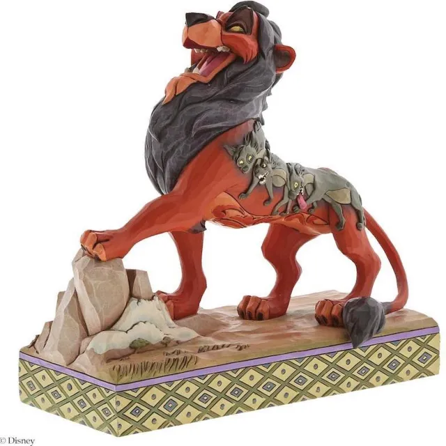 Disney Traditions (Jim Shore) Disney beeldje - Tradition collectie - Preening Predator - Scar - Leeuwenkoning / Lion King Multi