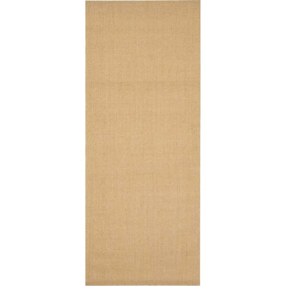 vidaXL Vloerkleed 100x250 cm natuurlijk sisal Bruin