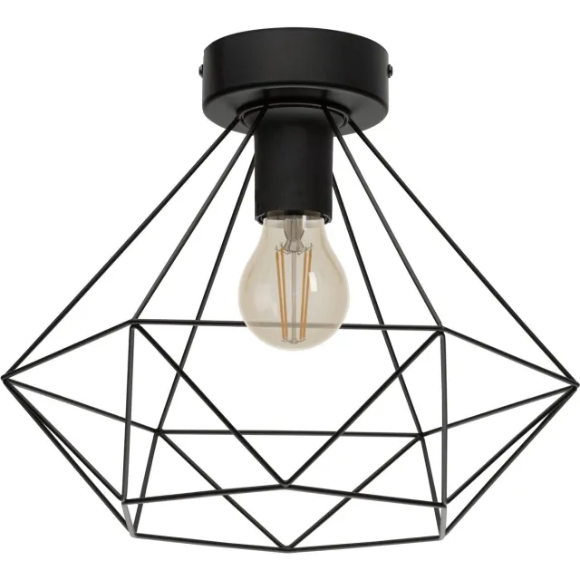 Eglo Tarbes Plafondlamp - E27 - Ø 32,5 cm - Zwart