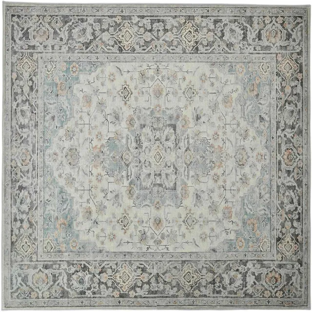 vidaXL Tapijt - ORIZ - Crèmekleurig - 200 - x - 200 - cm - 100% - Polyester