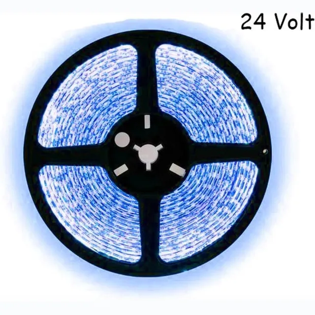 ABC-Led 5 meter blauw led strip - 120Leds/m - 24V