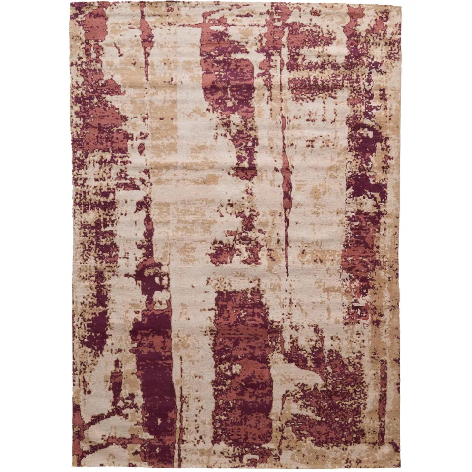 NOUS Living Renato vloerkleed bordeaux bordeaux/roze/beige