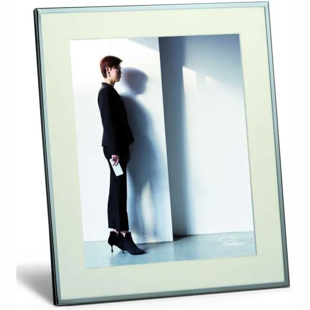 Philippi Design Fotolijst 20x25 Verchroomd Metaal met Passe-partout Chrome