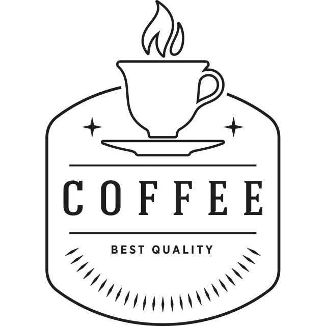 Securit Windoodle raamdecoratie Koffie, Restaurant A2 Wit