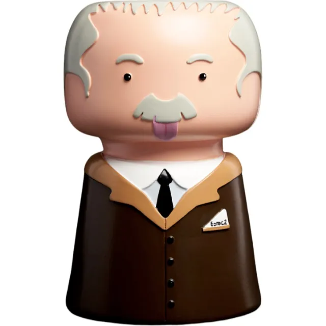 BLOGO Design Vaas- Icons Limited Edition Collection “UNIVERSE-ALBERT EINSTEIN" Polyresin Decoratie Handgemaakt Bloemenvaas H15,0 x Ø9,50cm 658 gr multi