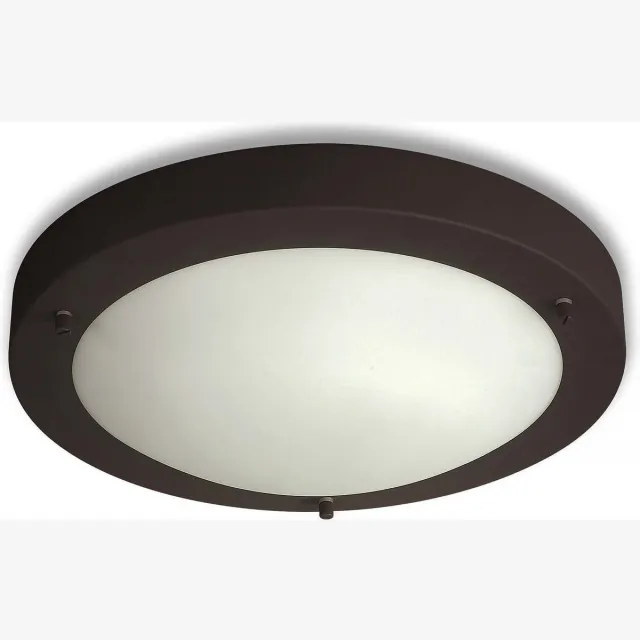 Artdelight Plafonniere Rondo - Ø30 cm - zwart - excl.