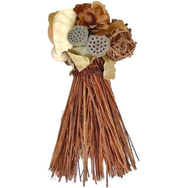 Silumen Boeket droogbloemen op pootjes H 26 cm - Plantes séchées - Motif 1 - SILUMEN Andere