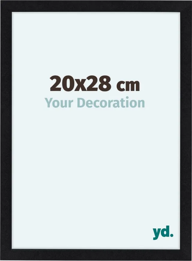 yd. Your Decoration - Fotolijst 20x28 cm - MDF - Zwart Mat - Como