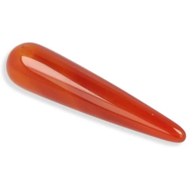 Ruben Robijn Massage Griffel Carneool (7,5 cm) Oranje