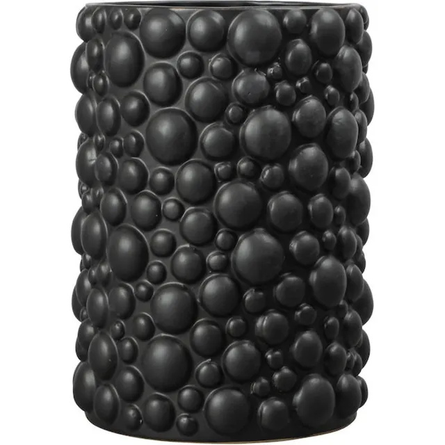ByOn Celeste Bloemenvaas Zwart - 24 cm