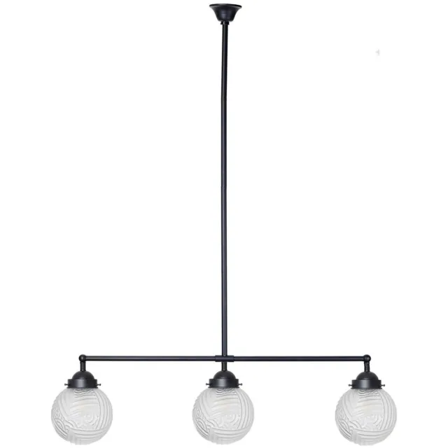 Coloured by Art Moonlight T-lamp 3 lichts Nouveau Romance Geëtst - Art Deco Trade Zwart