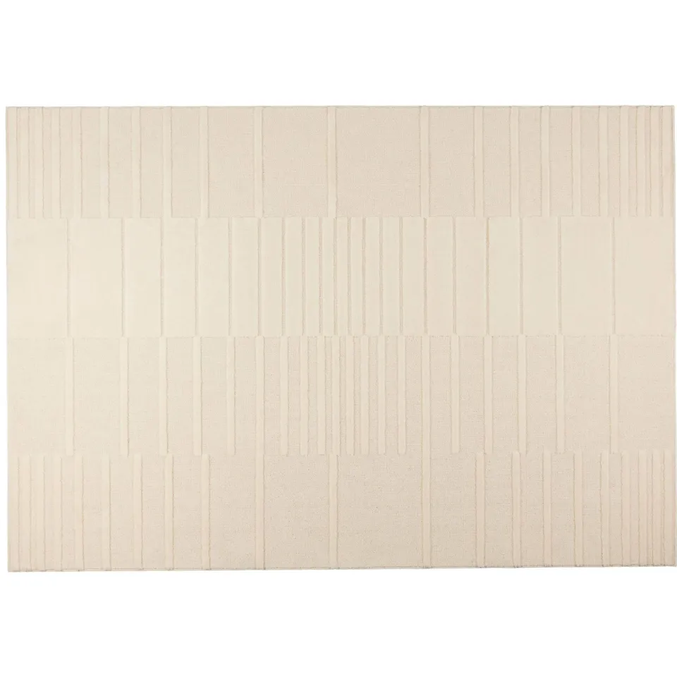 Zuiver Crossing vloerkleed beige Grijs