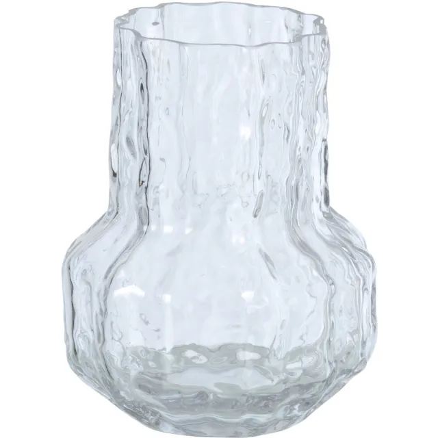 J-Line vaas Onregelmatig - glas - transparant