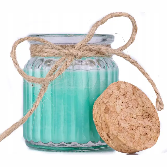 Aromaholik Geurkaars - Sojakaars - Appel en Kaneel Zwart