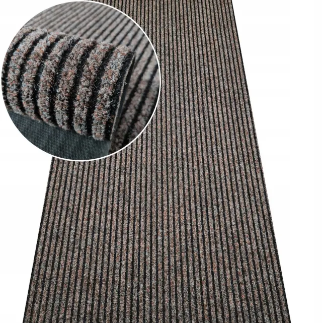 Nestor Merkloos Beige Instapmat op Maat - 80cm Breed, Antislip, Duurzaam