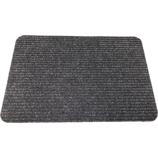 Prima Heavy Duty - Deurmat - Schraapmat - Ribbel - zwart - antraciet - 60x90cm - antislip