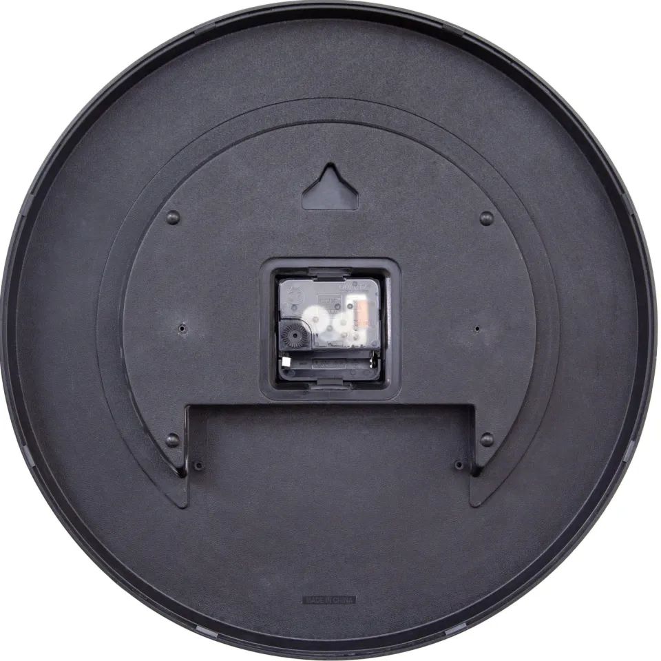 NeXtime Wandklok 35 cm - geruisloos - zwart/meerkleurig - ABS - nXt 'Game', foto 6