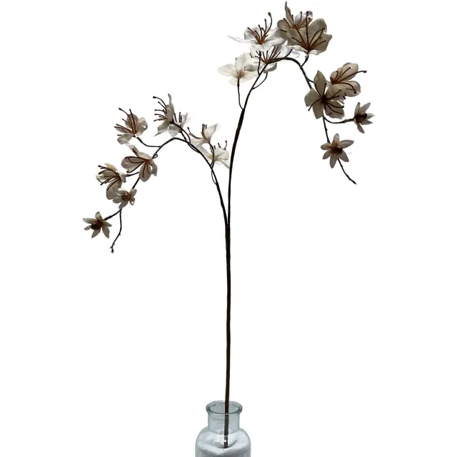 homebound by ky Kunsttak Scabiosa 96cm off-white Beige